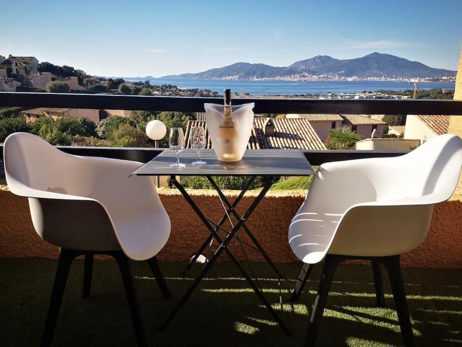 Porticcio : magnifique T2 piscine vue mer Grosseto-Prugna Exterior foto